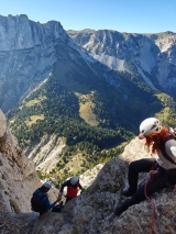 <h5>Départ 1er rappel descente Mont Aiguille</h5><p>                                                   </p>